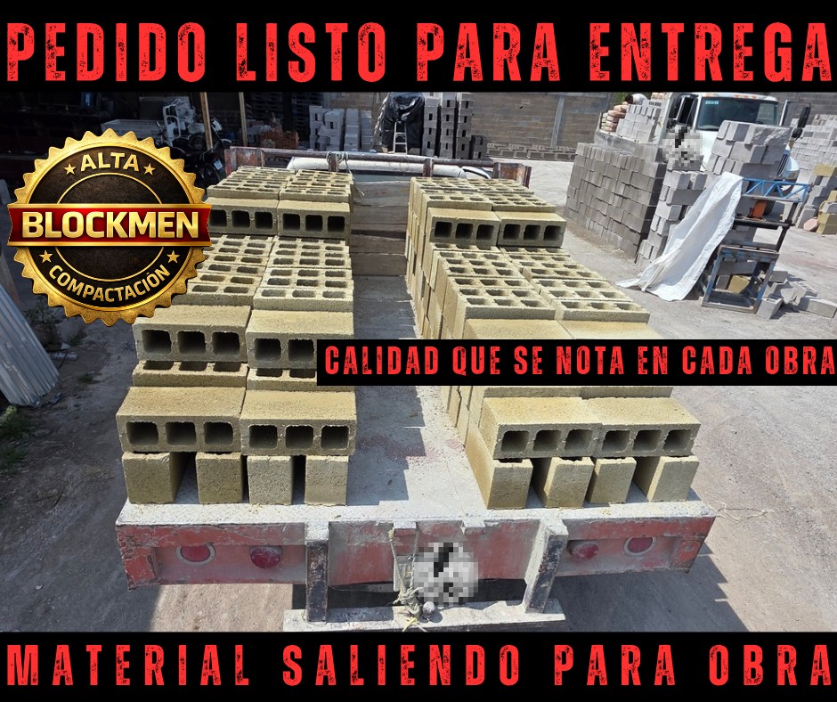 Pedido listo para entrega a obra